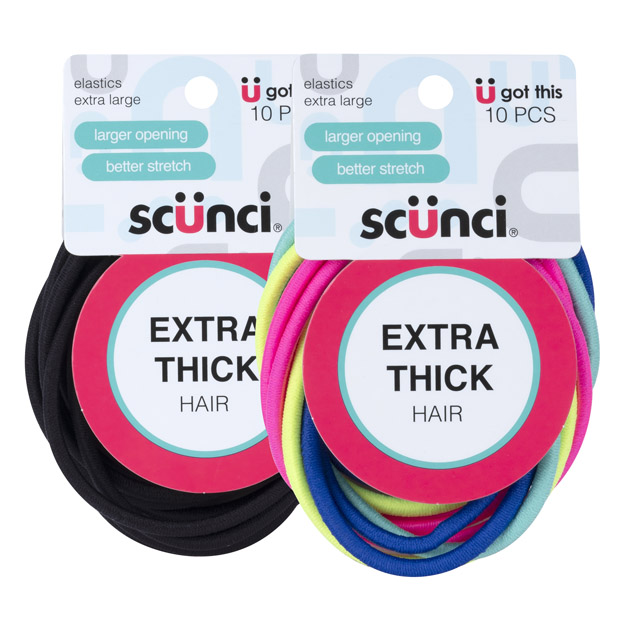 Elastics For Thick Hair 10pc