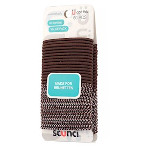 Elastics Blonde & Brunette Mixed 60pc