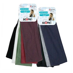 Headwraps Basic Mixed 5pc