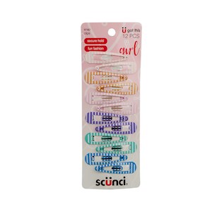 Snap Clips Girl Coloured 12pc